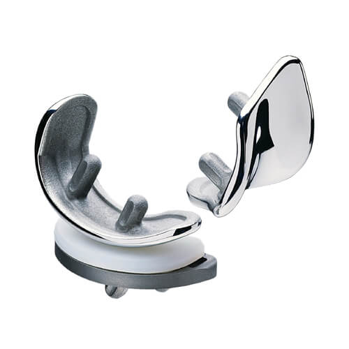 Restoris MCK UKR Cem Femur, Cem MB Tib, Fixed X3 Poly Bearing, No Pat